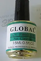 Фінішне покриття без липкого шару UV Finish GLOBAL 15 мл.