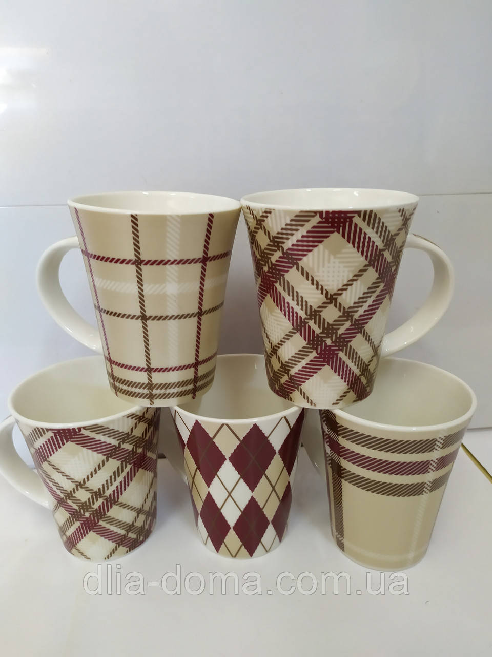 Чашка 380 мл Карта сатин, фото 1