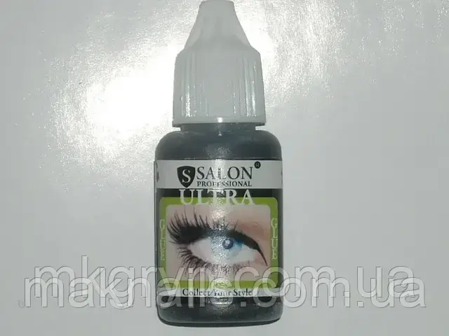 Salon Proffessional Клей-смола для нарощування вій, Ultra,15 мл.