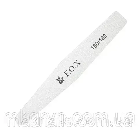 Пилка F.O.X х 180/180 для натуральних нігтів