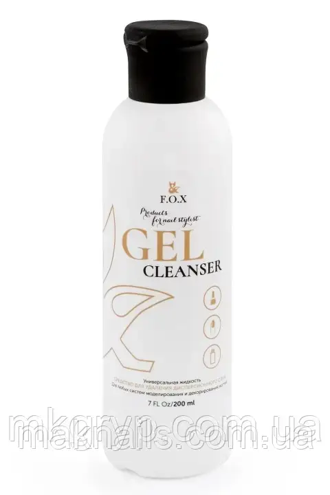 F.O.X Cleanser, 200 ml (рідина для зняття липкого шару)