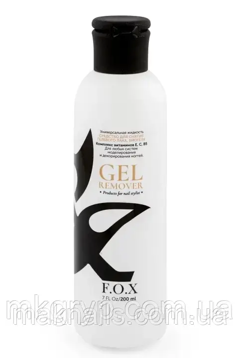 F.O.X   Gel Remover, 200 ml