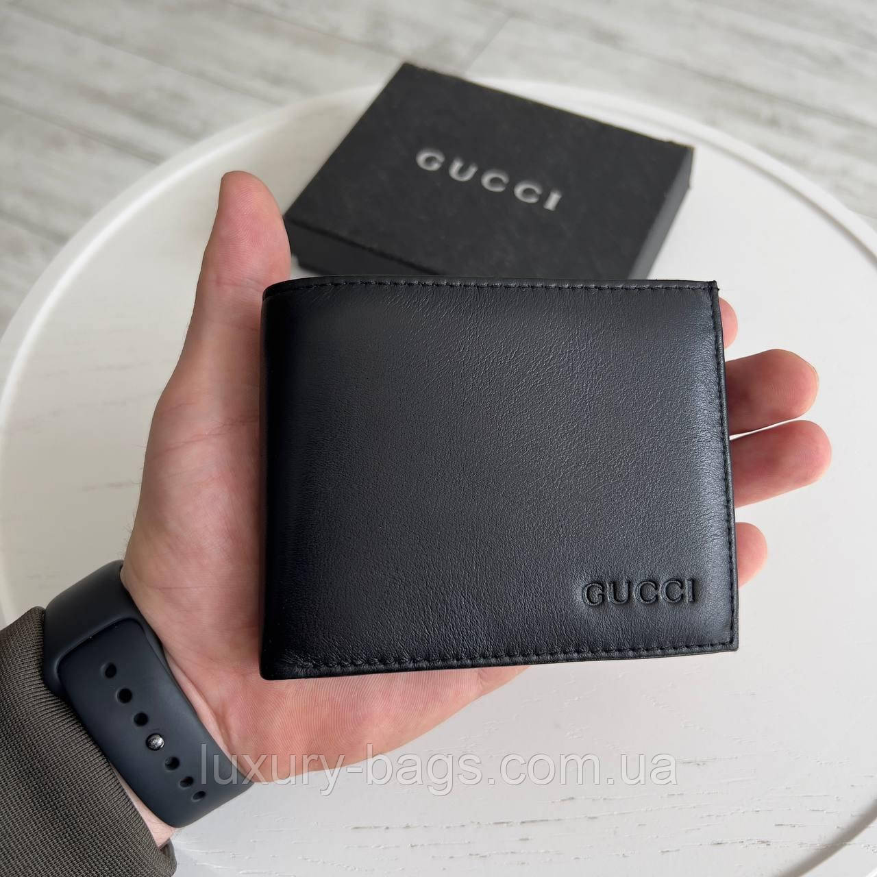 Чоловічий гаманець із затискачем Gucci