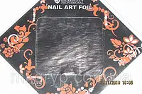 Фольга для литья и дизайна ногтей в листе . Серо-коричневый Металлик