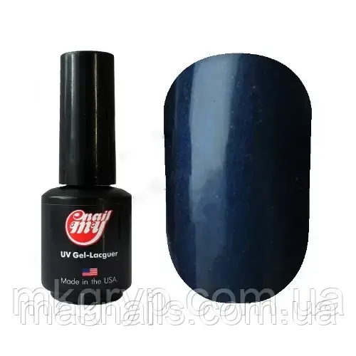 Гель-лак My Nail System No 39 синьо-блакитний мікроблеском 9 мл