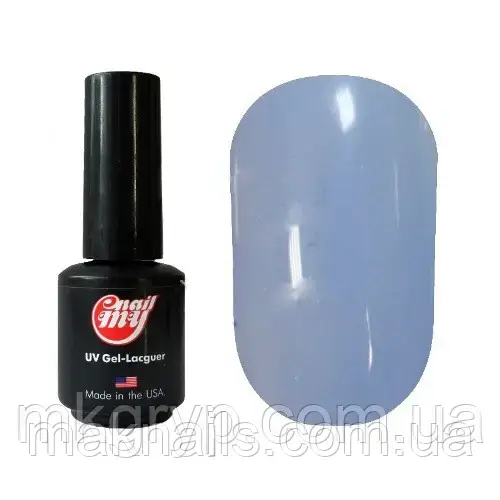 Гель-лак My Nail System No 68 небесно-блакитний з невеликим мікроблеском 9 мл