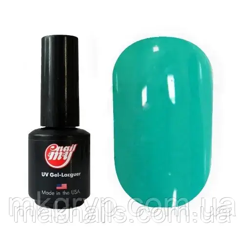Гель-лак My Nail System No 90 темна бірюза емаль 9 мл