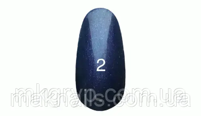 Гель-лак KODI No2 (темно-фіолетовий із перламутром) 7 мл.