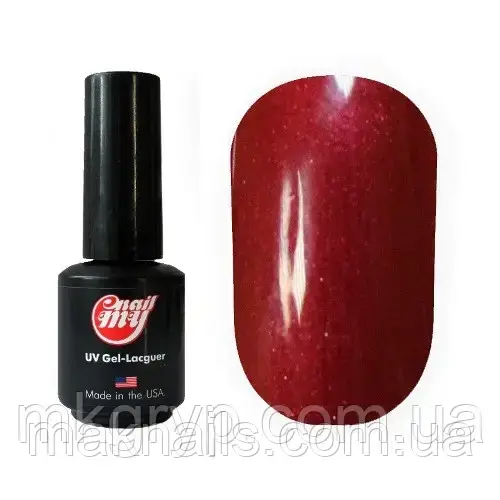 Гель-лак My Nail System No 101 червоний з мікроблеском 9 мл