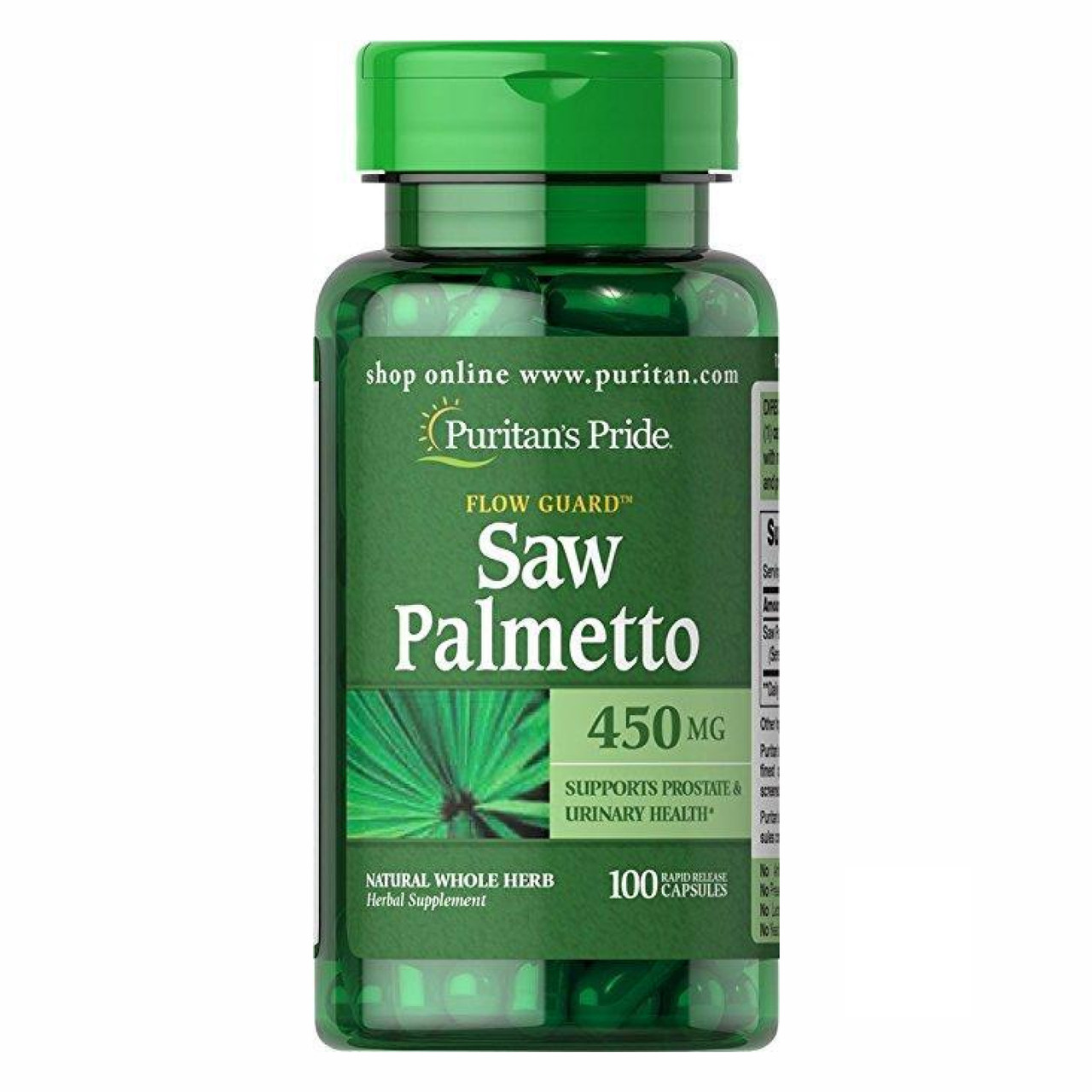 Saw Palmetto 450mg - 100 caps, фото 1