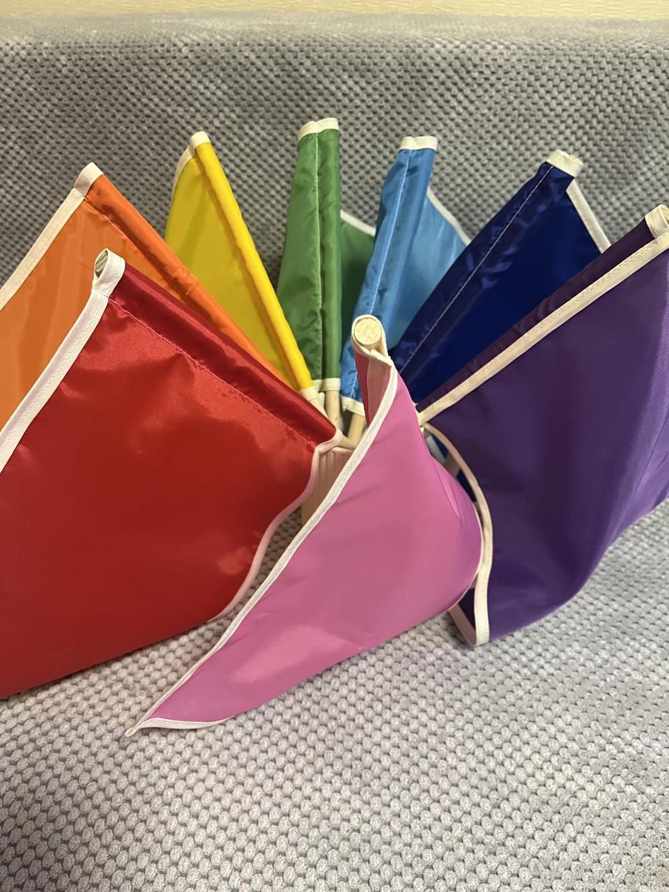 Прапорець для дітей на фізкультуру, музичне заняття. Різні кольори, фото 1