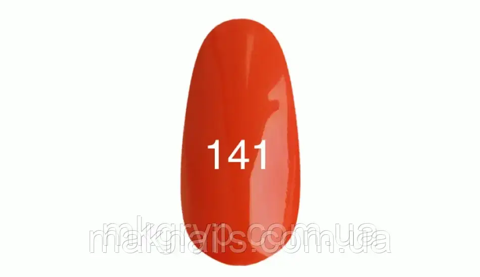 Гель-лак No 141, 7 мл кармінний