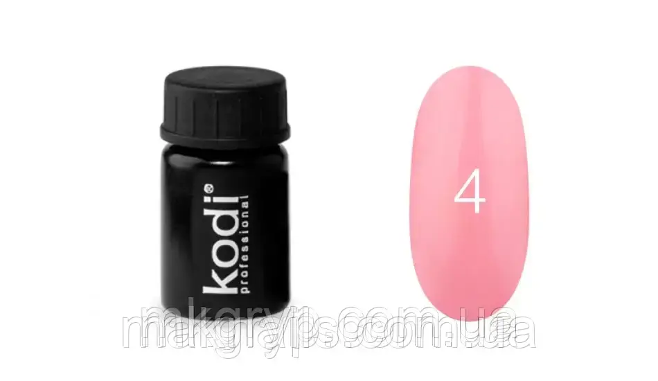 Гель-фарба No 4 кольори рожевий