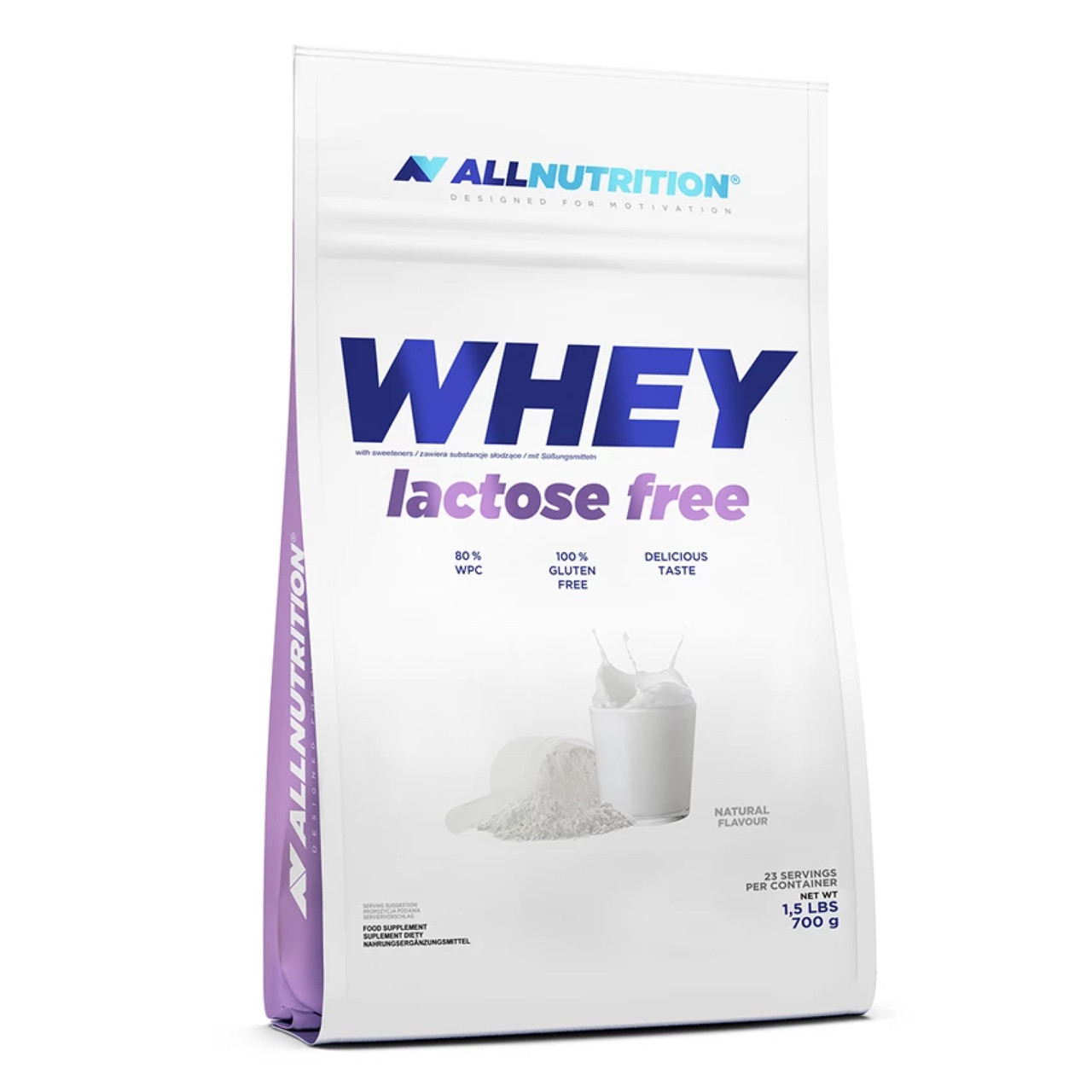Whey Lactose Free - 700g Natural (Затерта дата), фото 1
