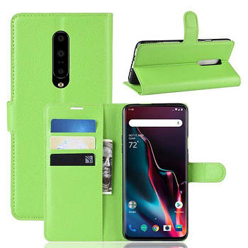 Чохол-книжка Litchie Wallet для OnePlus 7 Pro Light Green