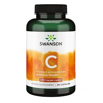 Vitamin C with Rose Hips 1000 mg - 90 caps
