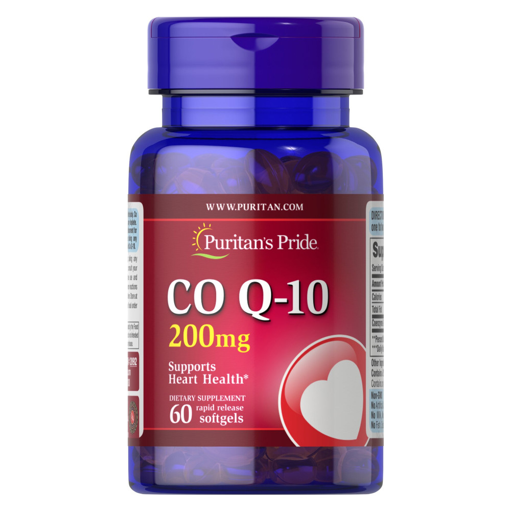 Q-SORB™ Co Q-10 200 mg - 60 Rapid Release Softgels, фото 1