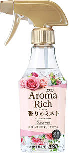 Lion Soflan Aroma Rich Fragrance Mist Diana кондиціонер спрей для одягу, аромат троянди та пудри, 280 мл