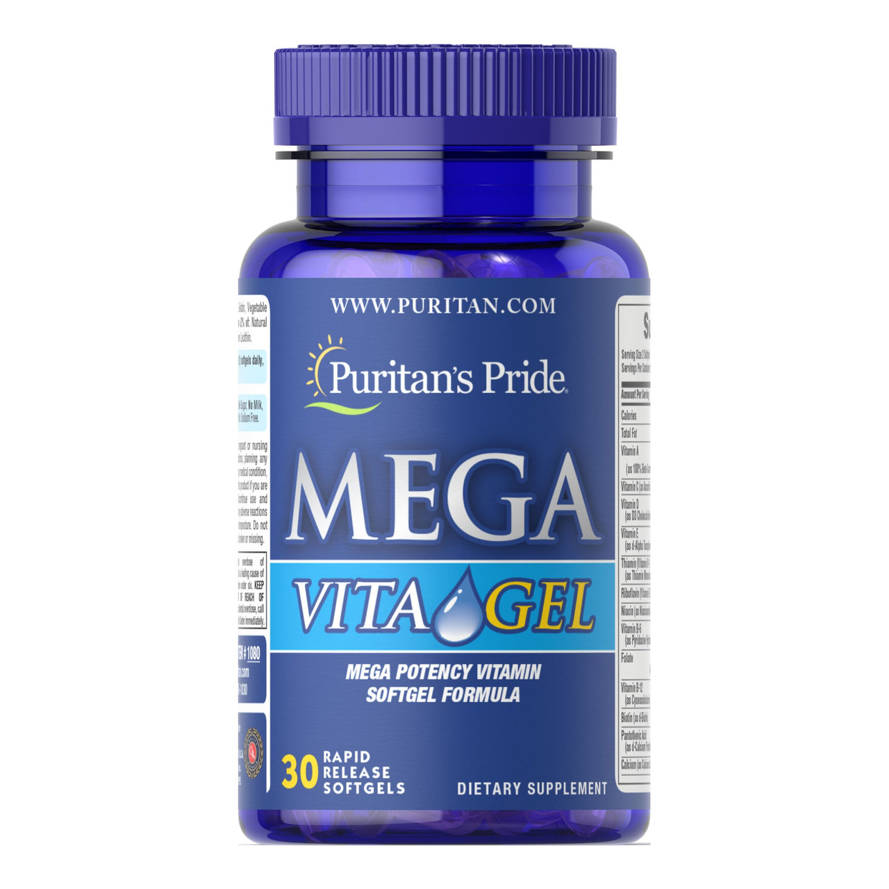 Mega VitaGel - 30softgels, фото 1
