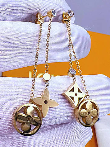 Сережки Stainlees Steel (14-K), фото 3