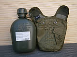 Фляга US bottle 1 л пластикова в чохлі олива MiL-tec Німеччина, фото 5