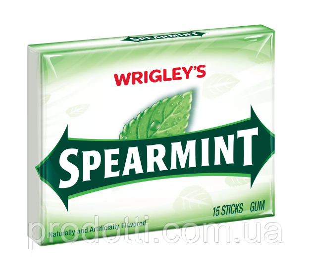 Жвачка Wrigley's Spearmint 15 пластинок, 37.5 г (ID#1865122140), цена ...