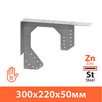 Кронштейн фиксации ступеньки 300х220х50 мм (правый)