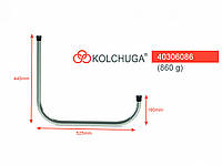 Універсальний настінний гачок для зберігання різноманітного інвентарю 25х500 мм ТМ KOLCHUGA HOME
