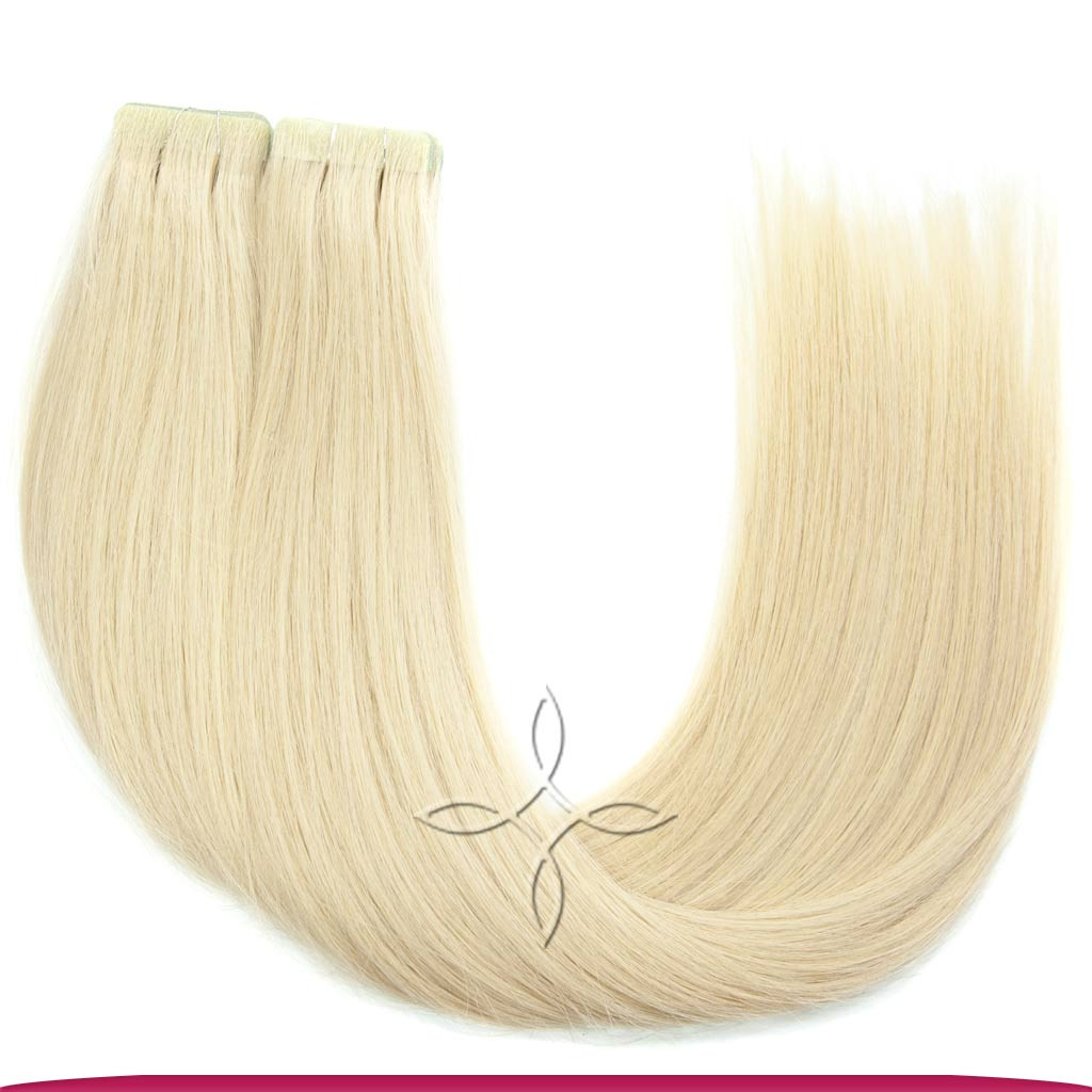 Волосся на Лентах з іммітацією Зрісту Волосся 45-50 см 100 грамів, Блонд No60