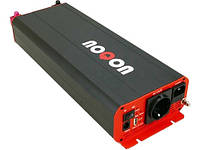 Инвертор преобразователь напряжения для дома с встроенной зарядкой NOQON 1000W/24V чистый синус Швейцария