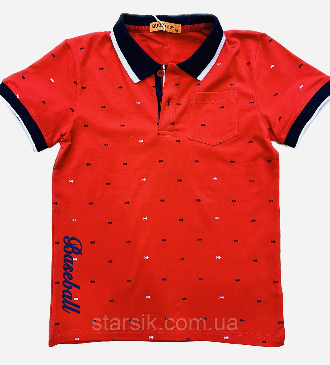 Футболка поло для хлопчика, Угорщина, Buddy Boy, арт. 2758, рр 104-134 см