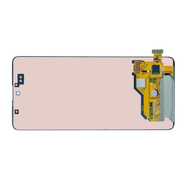 Дисплей Samsung A515 Galaxy A51 модуль в зборі з тачскріном, чорний, вузький обідок, OLED