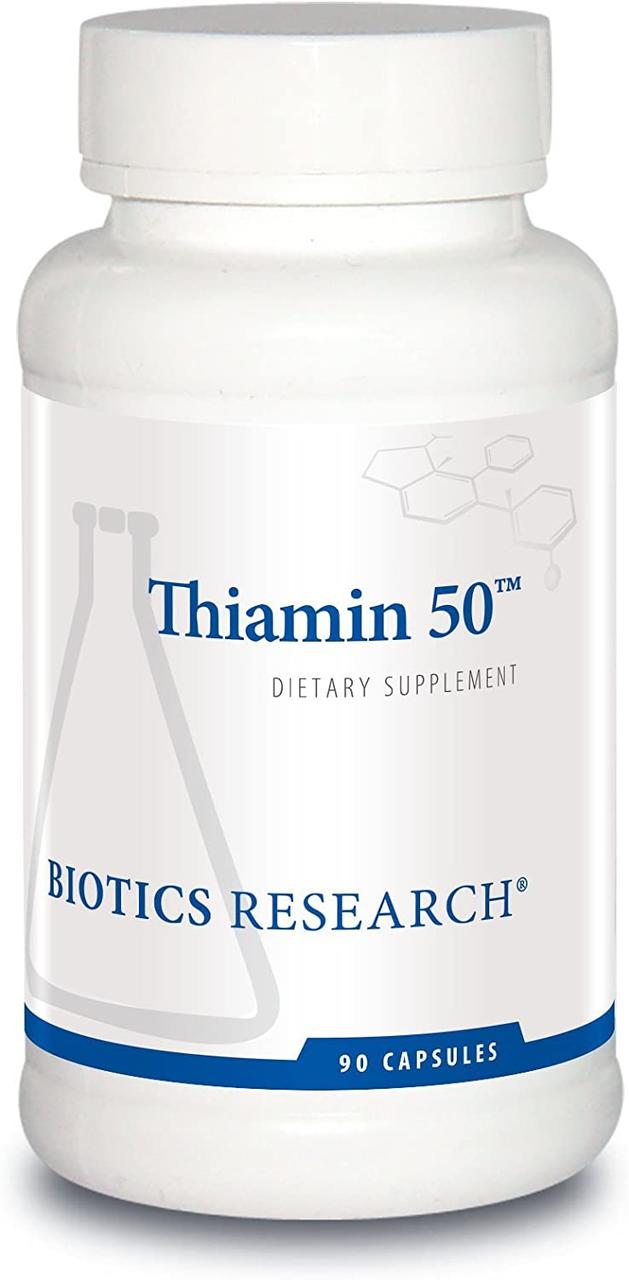 Biotics Research Thiamin-50 / Вітамін Б1 Тіамін 50 мг 90 капсул