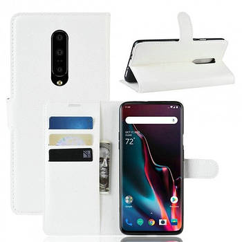 Чохол-книжка Litchie Wallet для OnePlus 7 Pro White