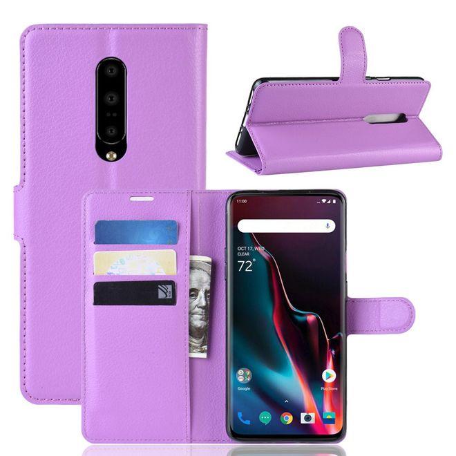 Чохол-книжка Litchie Wallet для OnePlus 7 Pro Violet, фото 1