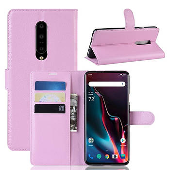 Чохол-книжка Litchie Wallet для OnePlus 7 Pro Light Pink