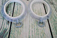 П'яльця рамка овальні каучукові Nurge, 85х105мм прозорі, фото 2