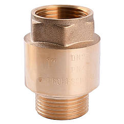 Клапан зворотнього ходу води PROFESSIONAL 1″ зовнішня-внутрішня QP100MF | 000014114