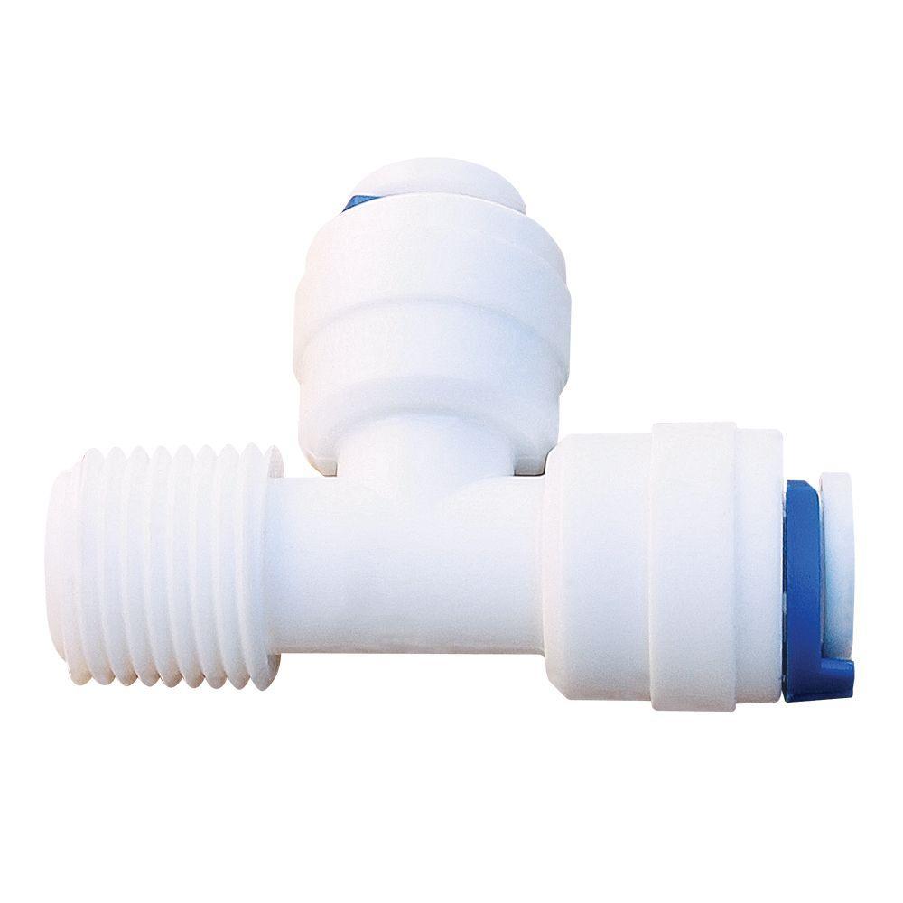 Трійник Quick fitting 3/8"(зовнішня різьба)х3/8"х3/8" ST004B | 000018134