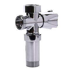 Кран вентильний для пральної машини PROFESSIONAL 3/4″×3/4″×3/4″ з подовжувачем NV-QP170 | 000008977