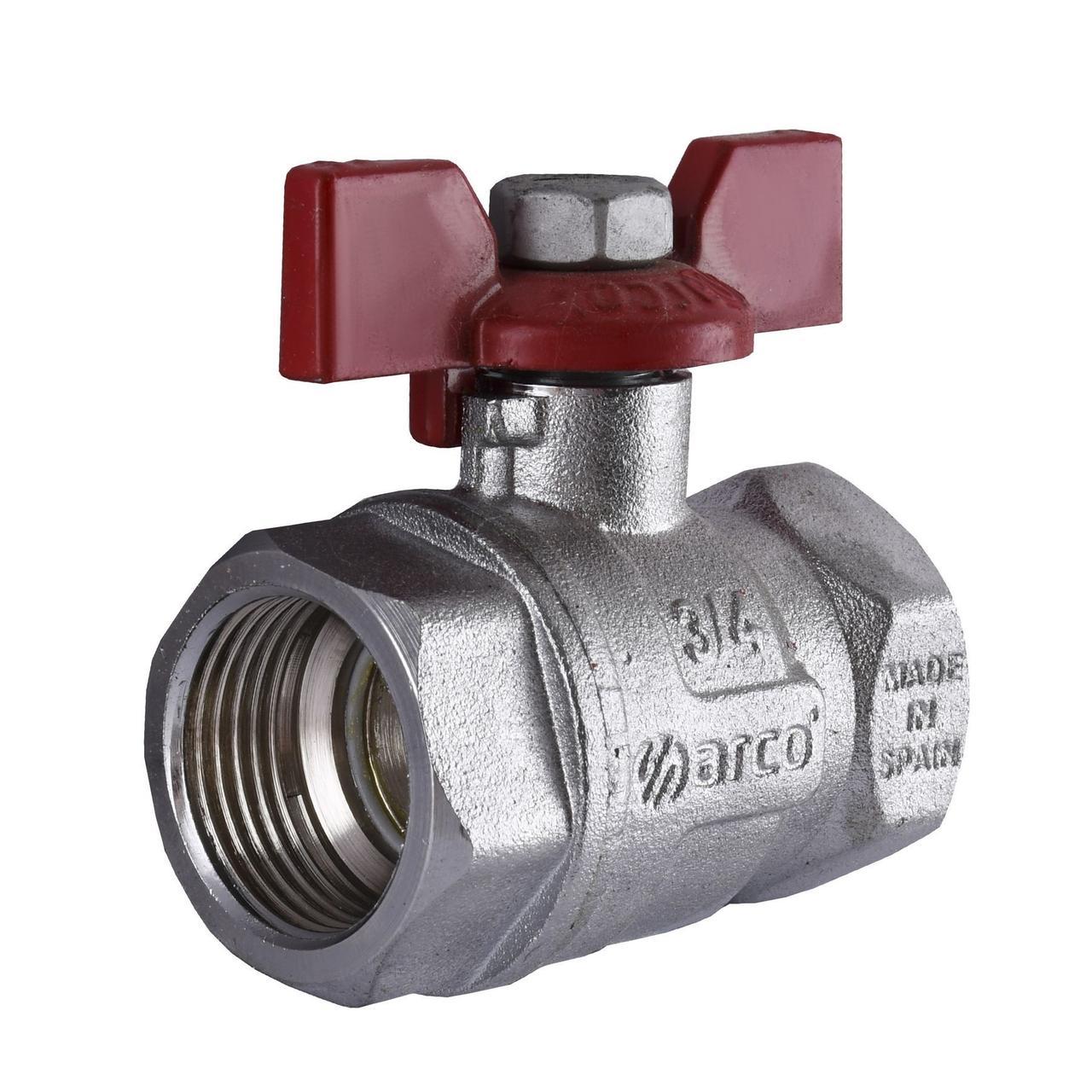 Кран кульовий ARCO TURIA 3/4″ внутрішня-внутрішня КБ 0808 | 000004839, фото 1