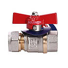 Кран кульовий для металопластику Solomon 16х1/2″ 1184 | 000001239, фото 2