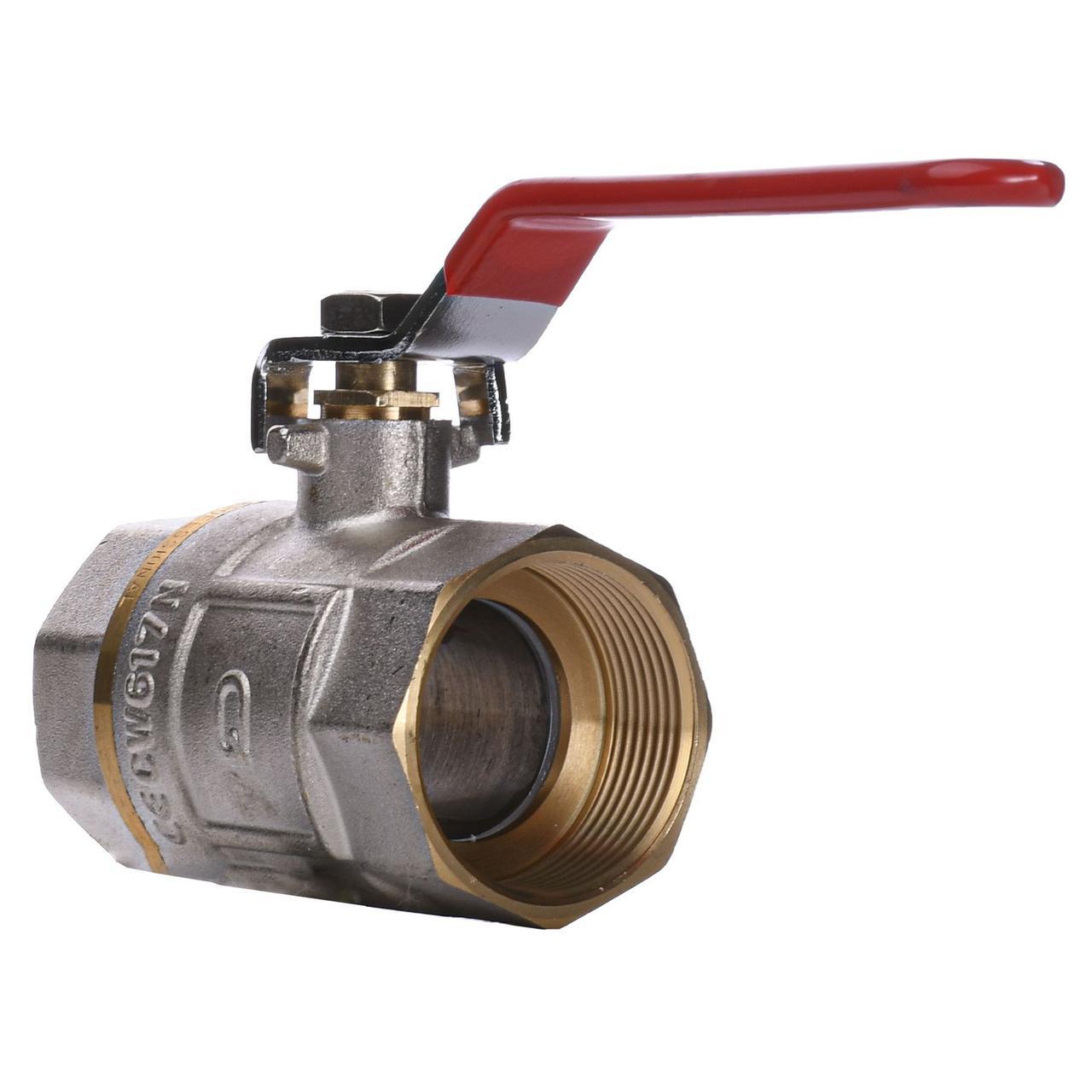 Кран кульовий прямий PROFESSIONAL 1 1/2″ внутрішня-внутрішня КР PN40 QP151 | 000013979, фото 1