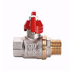 Кран кульовий прямий Solomon 1/2″ зовнішня-внутрішня КБ PN40 B1008 | 000000539, фото 2