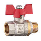 Кран кульовий прямий Solomon 1/2″ зовнішня-внутрішня КБ PN40 B1008 | 000000539, фото 4