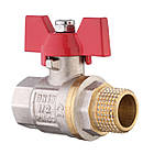 Кран кульовий прямий Solomon 1/2″ зовнішня-внутрішня КБ PN40 B1008 | 000000539, фото 5