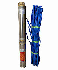 Насос свердловинний з стійкістю до піску OPTIMA 4SDm3/11 0,75 кВт 80м, пульт ! 50м кабель | 000014139