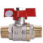 Кран кульовий прямий Solomon 1/2″ зовнішня-зовнішня КБ PN40 B1420 | 000010740, фото 2