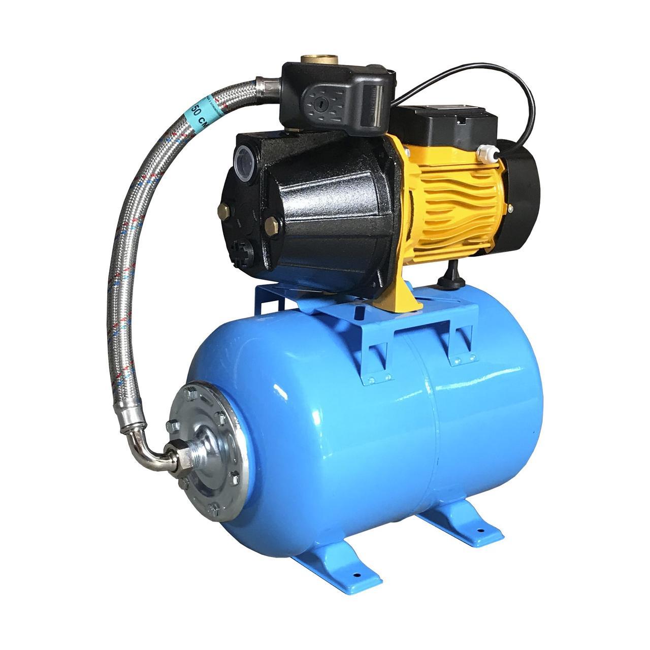 Насосна станція Optima JET100-PL-50 1,1 кВт чавуний копус довгий на гребінці | 000013278, фото 1