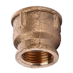 Муфта латунь 3/4″×1/2″ внутрішня-внутрішня А0306А | 000010729